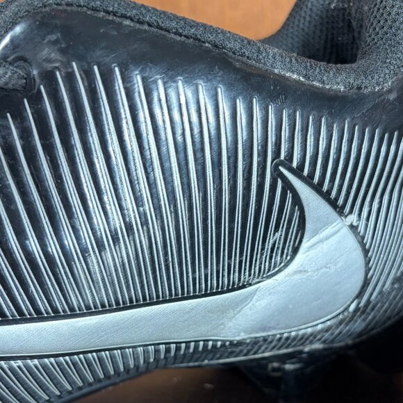 Nike Vapor Strike 5 TD Football Cleats Low Top Black/Silver Men's Sz 13 - Picture 6 of 11